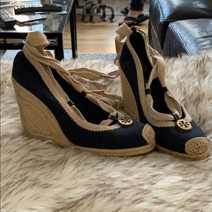 Tory Burch Espadrille Wedges